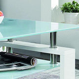 Salontafel 'Alana' Hoogglans wit