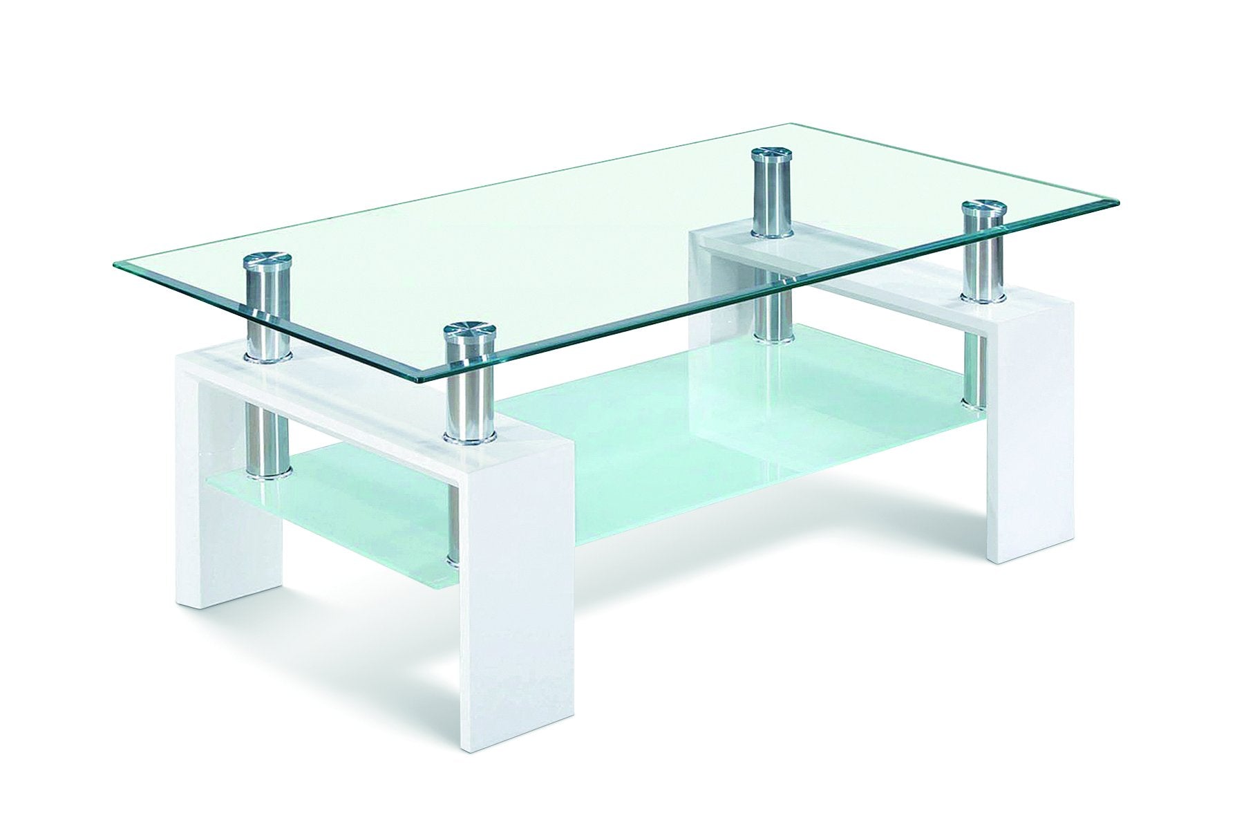 Salontafel 'Alana' Hoogglans wit