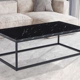 Salontafel 'Dallas' Decor Marmer Zwart