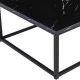 Salontafel 'Dallas' Decor Marmer Zwart