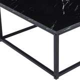 Salontafel 'Dallas' Decor Marmer Zwart