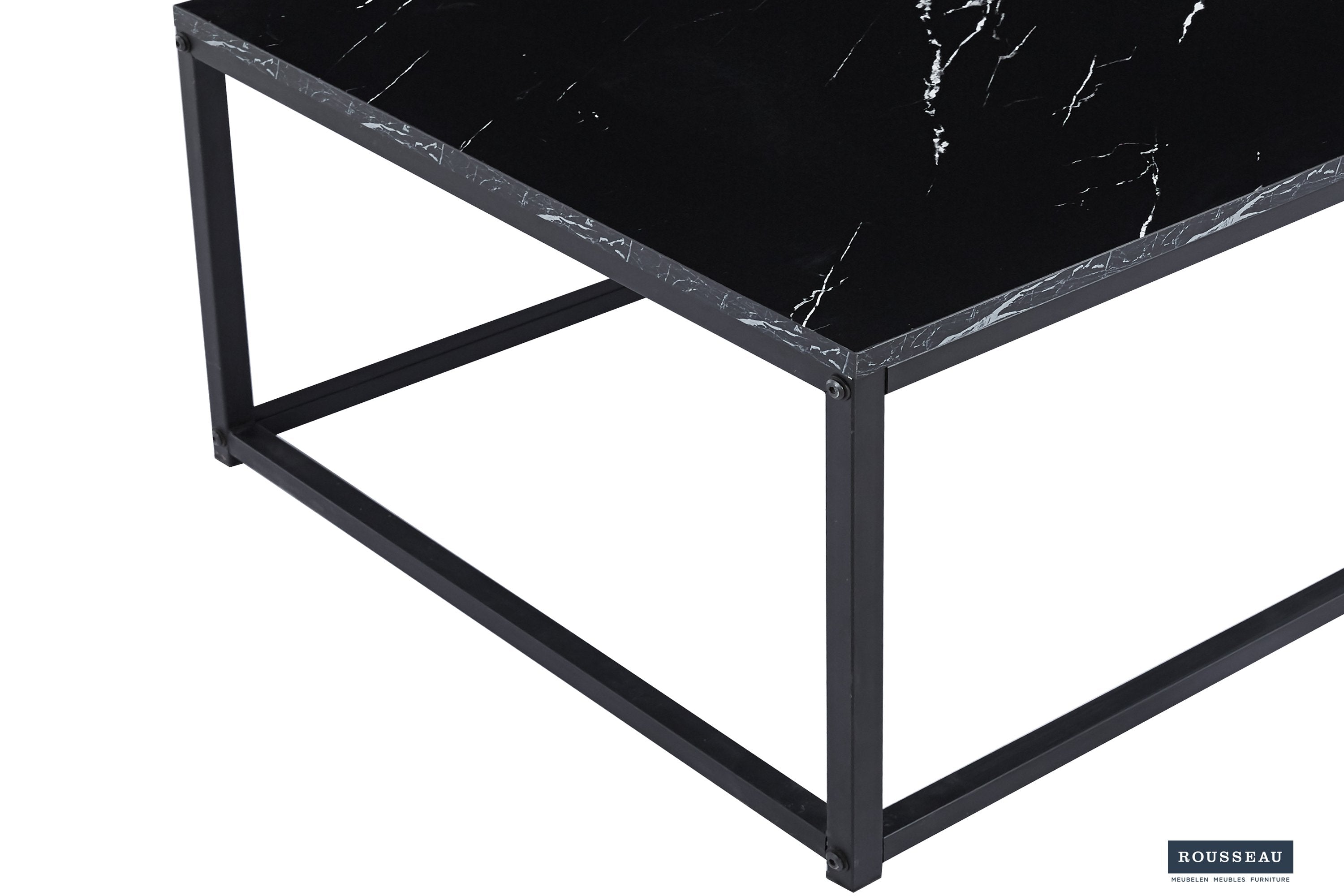 Salontafel 'Dallas' Decor Marmer Zwart