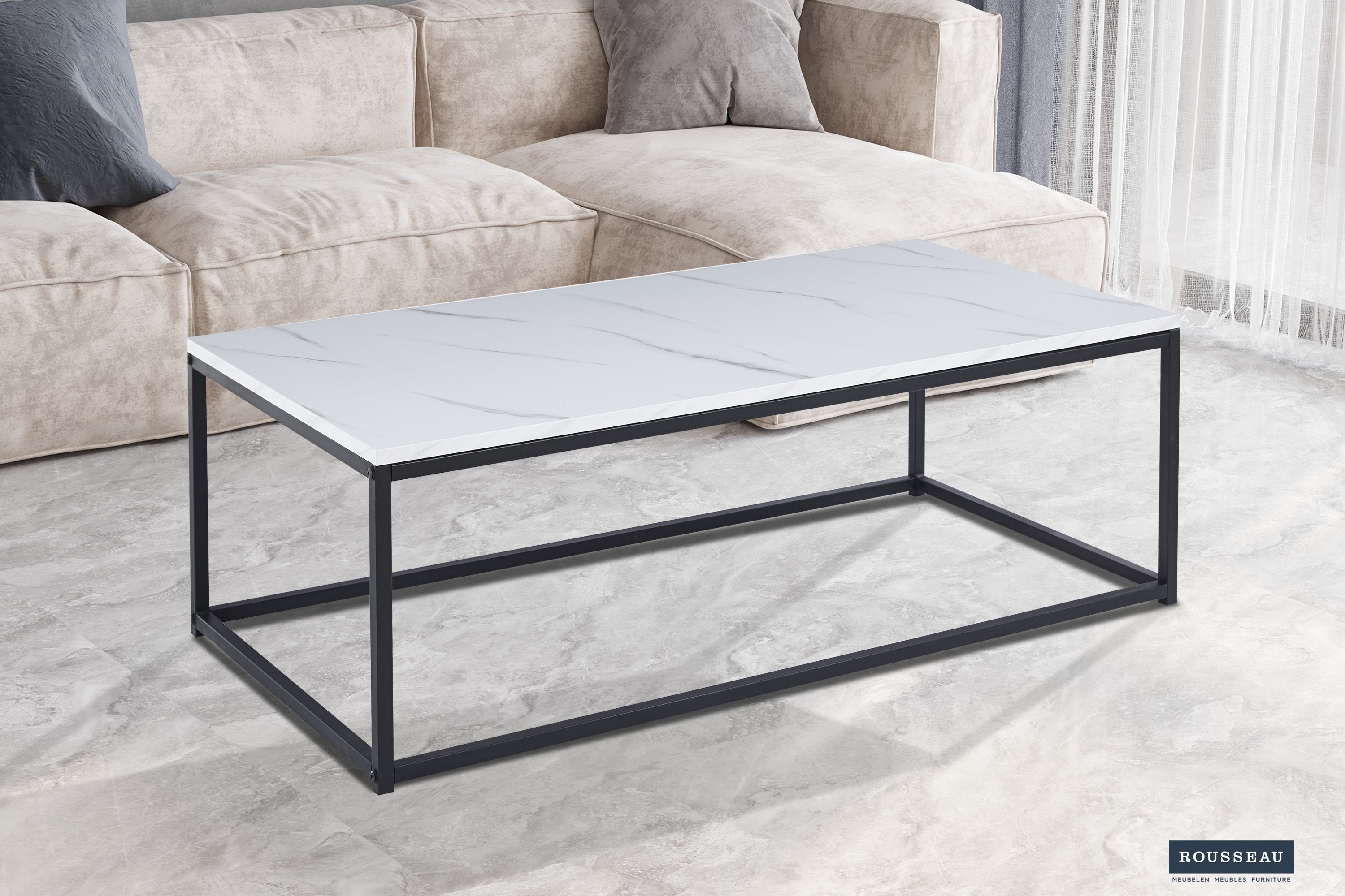 Salontafel 'Dallas' Decor Marmer Wit