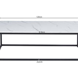 Salontafel 'Dallas' Decor Marmer Wit