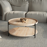 Salontafel 'Dalina' 80 cm Decor Oude eik