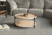 Salontafel 'Dalina' 80 cm Decor Oude eik