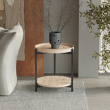 Salontafel 'Dalina' 45 cm Decor Oude eik