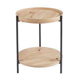 Salontafel 'Dalina' 45 cm Decor Oude eik