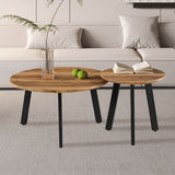 Set van 2 Salontafels 'Aziz' Decor Mango
