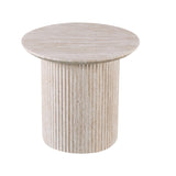 Salontafel 'Lagos' 50 cm Rond Decor Travertin Beige