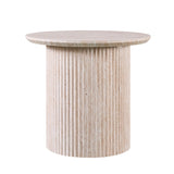 Salontafel 'Lagos' 50 cm Rond Decor Travertin Beige
