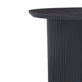 Salontafel 'Lagos' 50 cm Rond Decor Donkerbruin