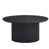 Salontafel 'Lagos' 80 cm Rond Decor Donkerbruin