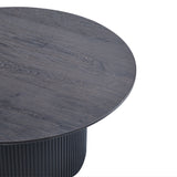 Salontafel 'Lagos' 80 cm Rond Decor Donkerbruin