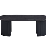 Salontafel 'Lagos' 120 cm Ovaal Decor Donkerbruin