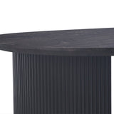 Salontafel 'Lagos' 120 cm Ovaal Decor Donkerbruin