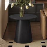 Bijzetttafel 'Miklos' 60 cm Rond Decor Donkerbruin