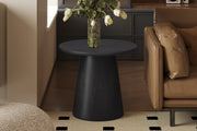 Bijzetttafel 'Miklos' 60 cm Rond Decor Donkerbruin