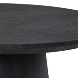 Bijzetttafel 'Miklos' 60 cm Rond Decor Donkerbruin