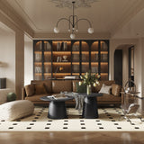 Salontafel 'Miklos' 80 cm Rond Decor Donkerbruin