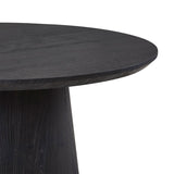 Salontafel 'Miklos' 80 cm Rond Decor Donkerbruin