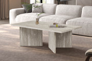 Salontafel 'Litar' Decor Travertin Grijs