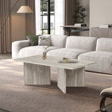 Salontafel 'Litar' Decor Travertin Grijs