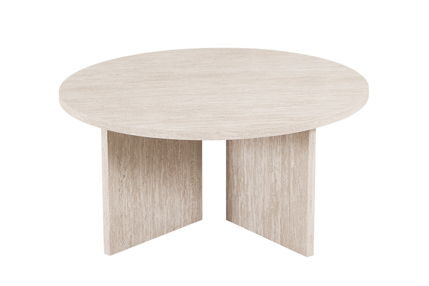 Salontafel 'Drasir' Rond Decor Travertin Beige