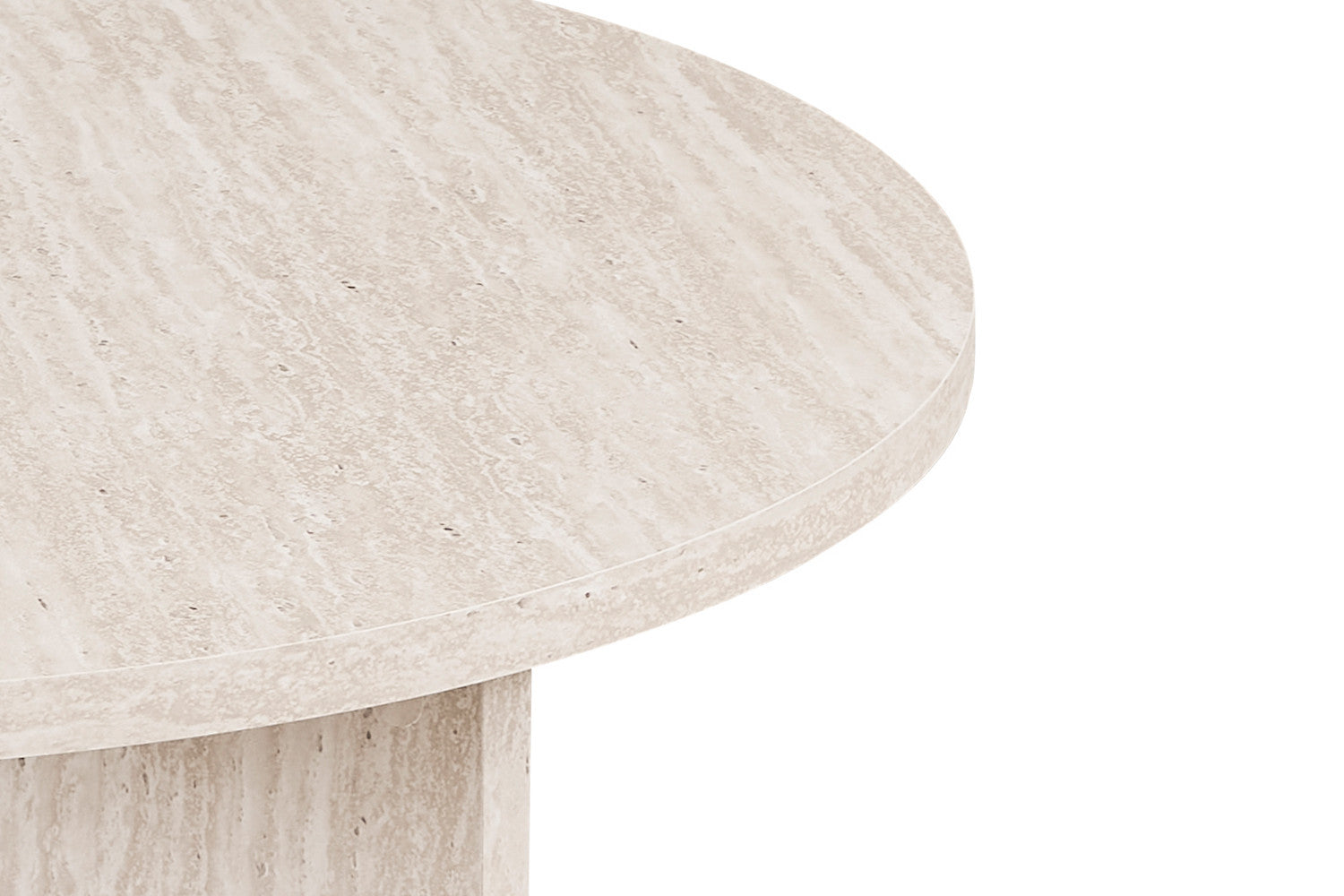 Salontafel 'Drasir' Rond Decor Travertin Beige