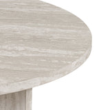 Salontafel 'Drasir' Rond Decor Travertin Grijs