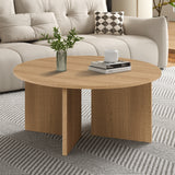 Salontafel 'Drasir' Rond Decor Eik Naturel