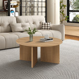 Salontafel 'Drasir' Rond Decor Eik Naturel