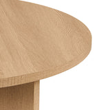 Salontafel 'Drasir' Rond Decor Eik Naturel