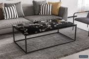 SALE - Salontafel 'Livorno' Composiet Marmer Zwart
