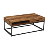 Salontafel 'Madeira' met lade Mango hout