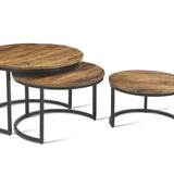 Salontafel 'Arnod' 3-delig Mango hout