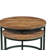 Salontafel 'Goja' 2-delig Mangohout