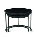 Salontafel 'Goja' 2-delig Mango hout zwart