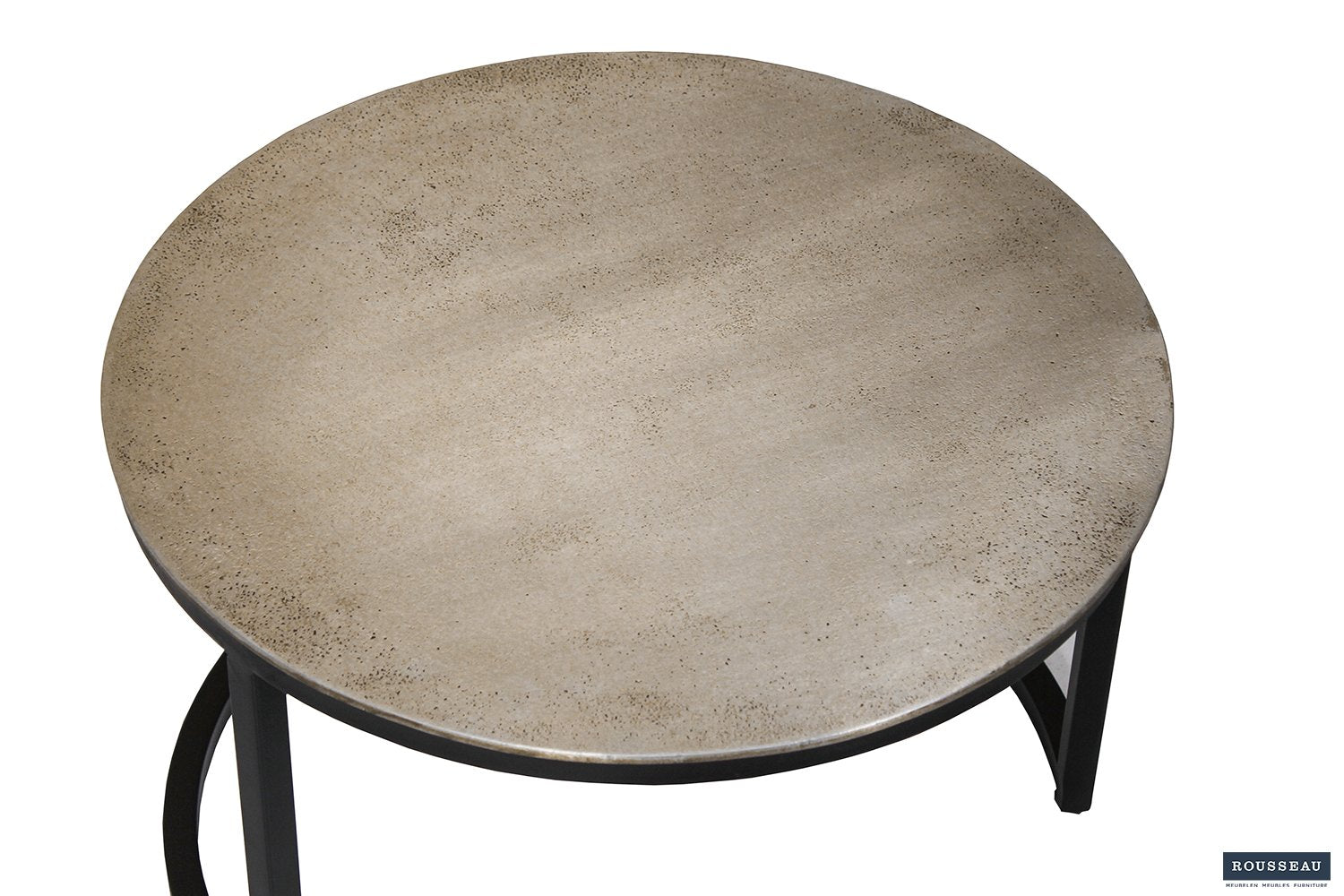 Salontafel 'Amira' 2-delig Verouderd Zilver