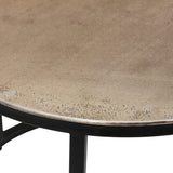 Salontafel 'Amira' 2-delig Verouderd Zilver