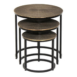 Salontafel 'Alicia' 3-delig Zon Goud