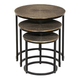 Salontafel 'Alicia' 3-delig Zon Goud