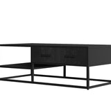 Salontafel 'Madeira' 120 cm Mango hout zwart