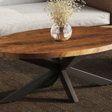 Salontafel 'Madeira' Ovaal Mango hout