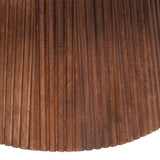 Salontafel 'Miguel' 80 cm Rond Mango hout Lichtbruin