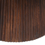 Salontafel 'Miguel' 80 cm Rond Mango hout Donkerbruin