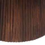 Salontafel 'Miguel' 80 cm Rond Mango hout Donkerbruin