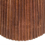 Salontafel 'Miguel' 50 cm Rond Mango hout Lichtbruin