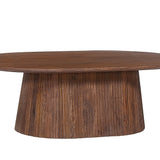 Salontafel 'Miguel' 120 cm Ovaal Mango hout Lichtbruin