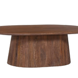 Salontafel 'Miguel' 120 cm Ovaal Mango hout Lichtbruin